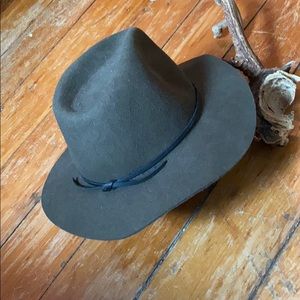 BRIXTON GREEN WOOL HAT!!